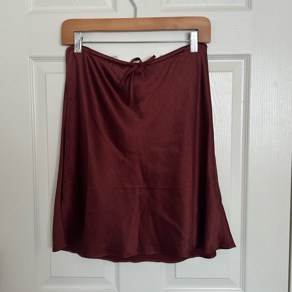 NWT! Madewell Mini Slip Skirt